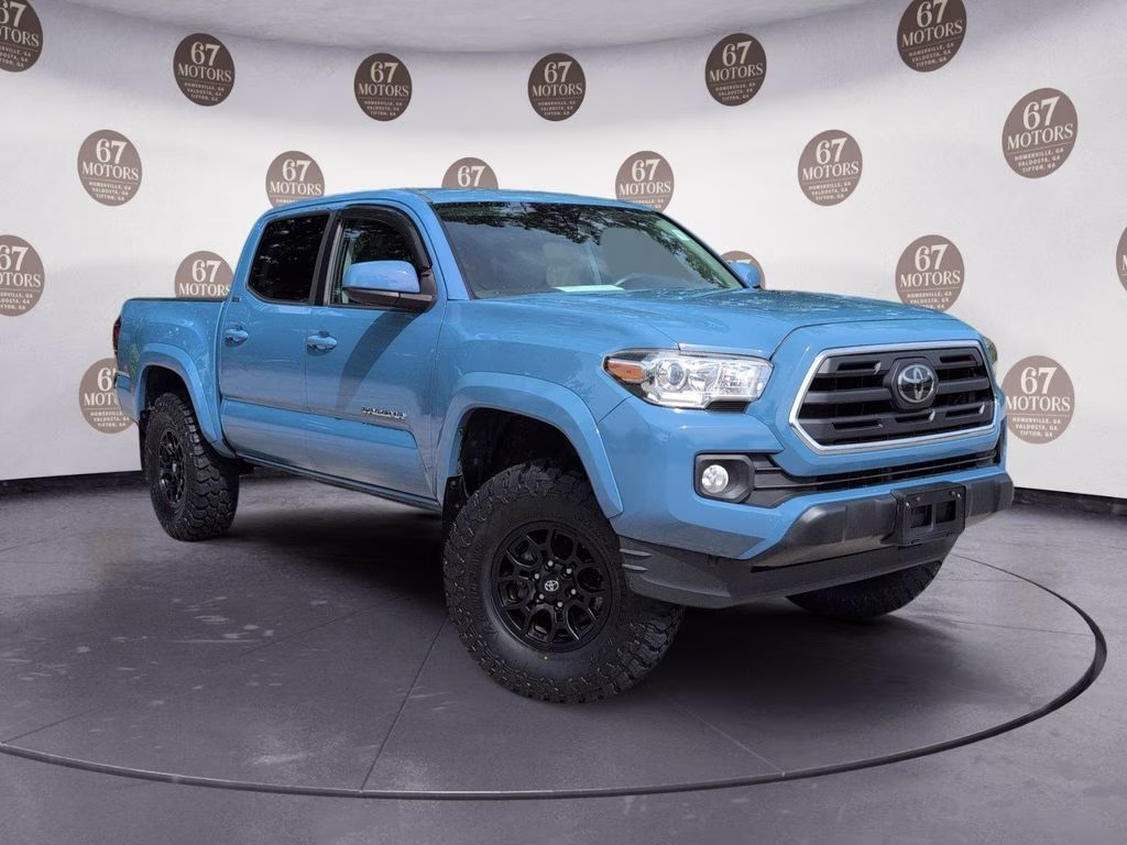 2019 Blue Toyota Tacoma SR5 4X4 Truck