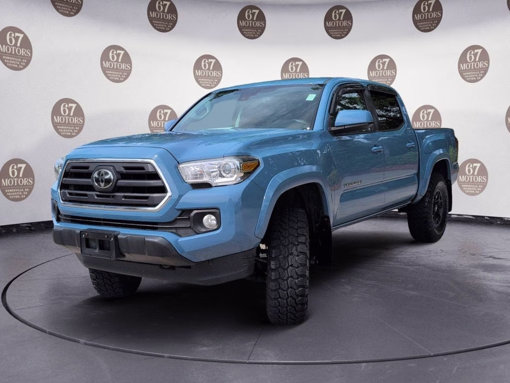 2019 Blue Toyota Tacoma SR5 4X4 Truck
