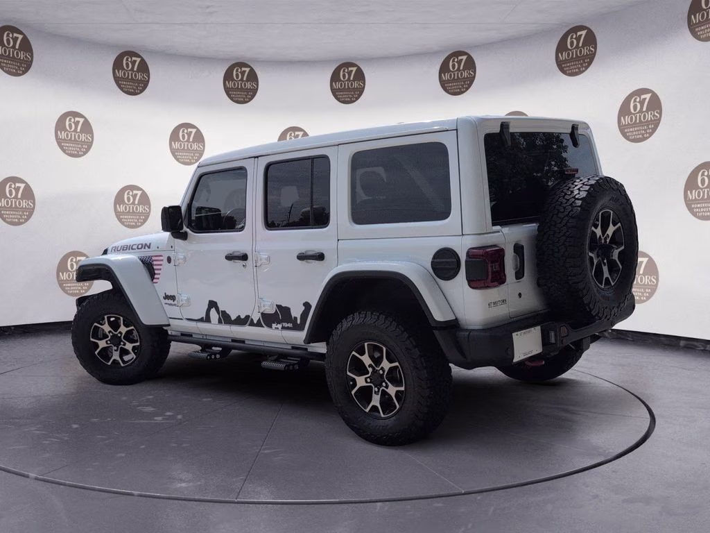 2019 Bright White Clearcoat Jeep Wrangler Unlimited Rubicon 4X4 SUV