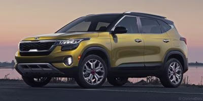 2021 Dark Ocean Blue/Black Roof Kia Seltos SX AWD SUV