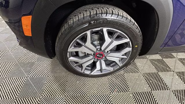 2021 Dark Ocean Blue/Black Roof Kia Seltos SX AWD SUV