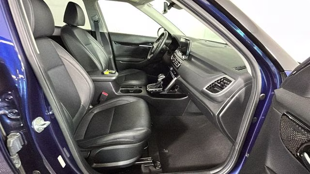 2021 Dark Ocean Blue/Black Roof Kia Seltos SX AWD SUV