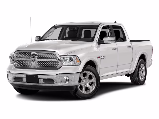 2016 silver Ram 1500 4WD Laramie Crew Cab 4X4 Truck