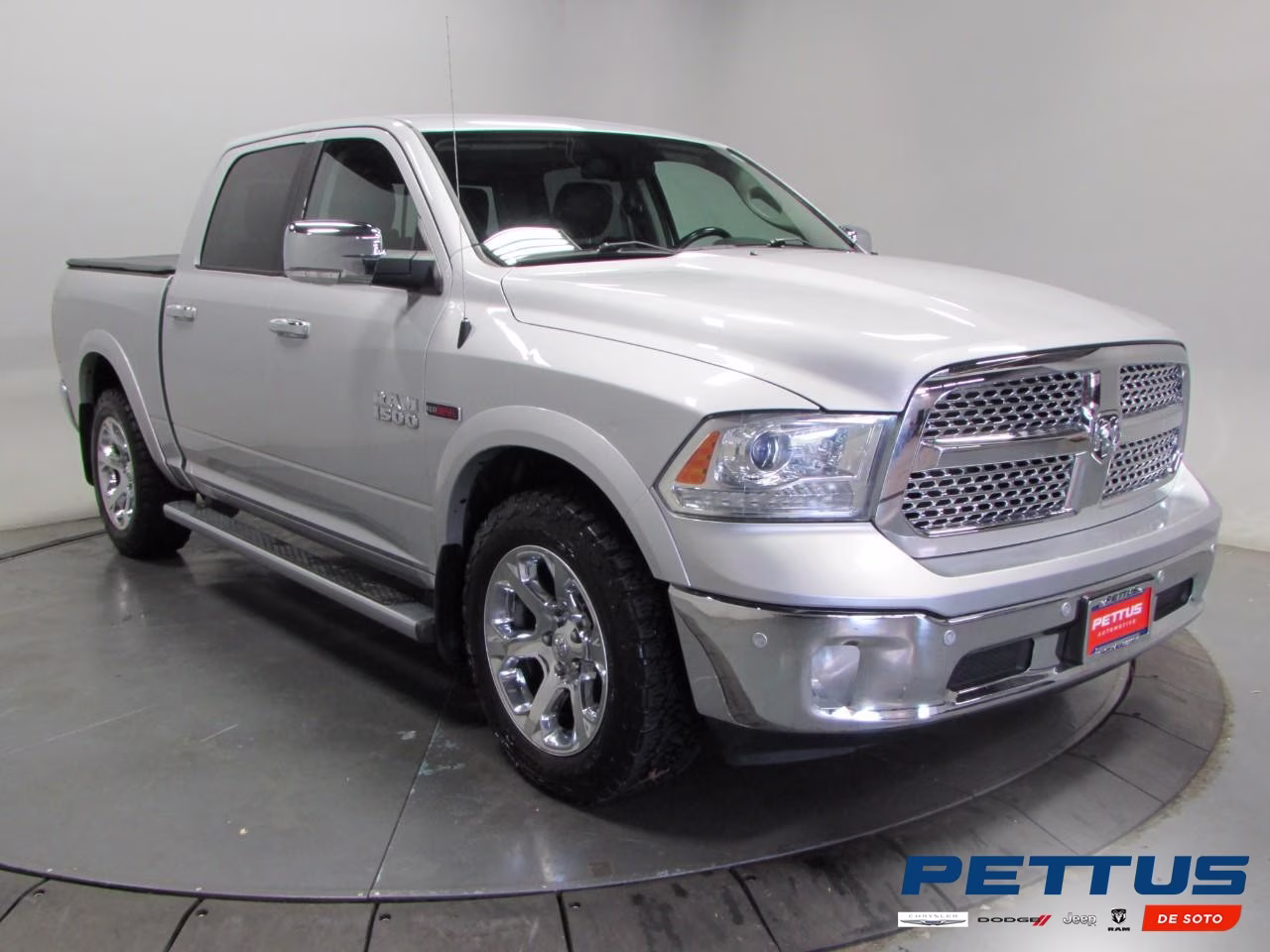 2016 Bright Silver Metallic Clearcoat Ram 1500 Laramie 4X4 Truck