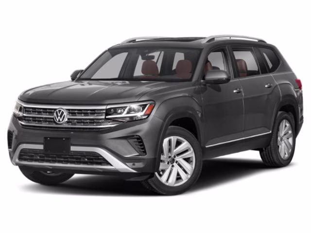 2021 Platinum Gray Metallic Volkswagen Atlas 3.6L V6 SEL FWD SUV