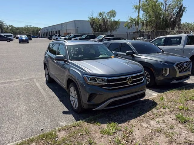 2021 Platinum Gray Metallic Volkswagen Atlas SEL FWD SUV
