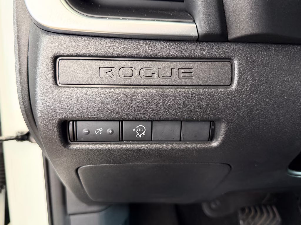 2024 Glacier White Nissan Rogue S AWD SUV