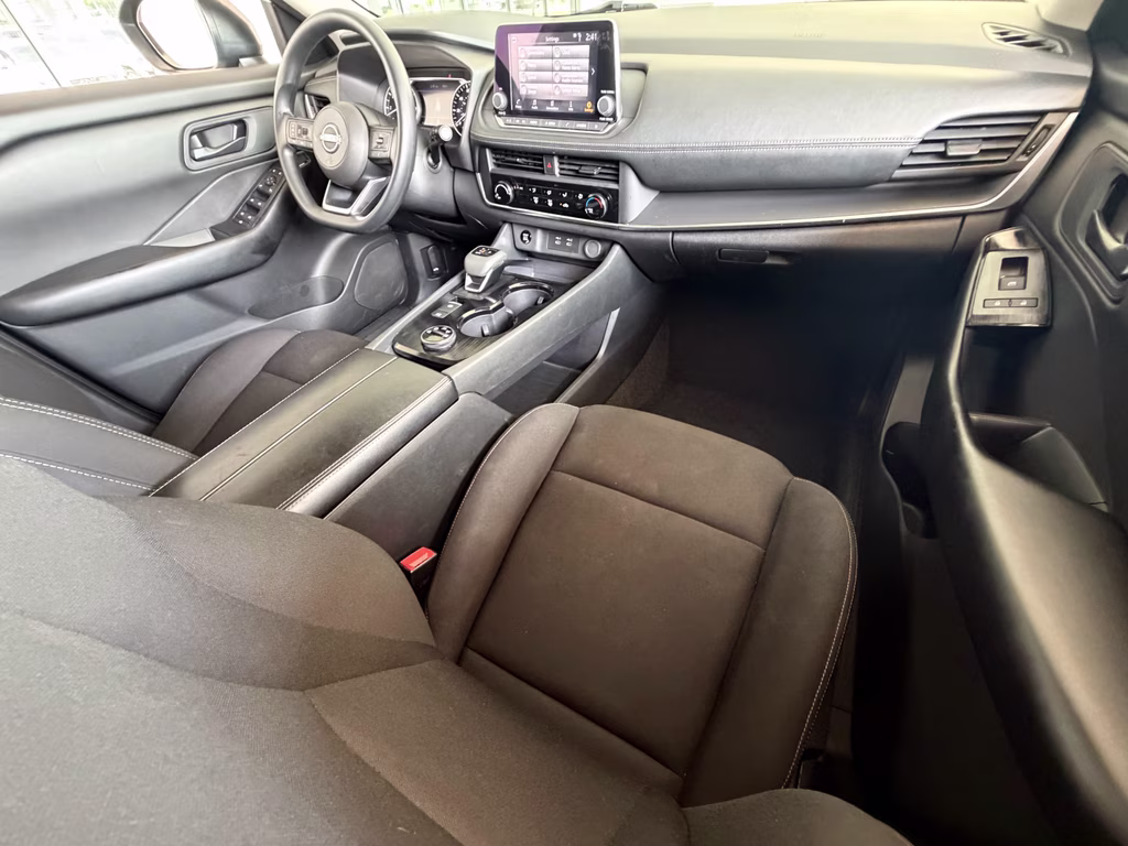 2024 Glacier White Nissan Rogue S AWD SUV