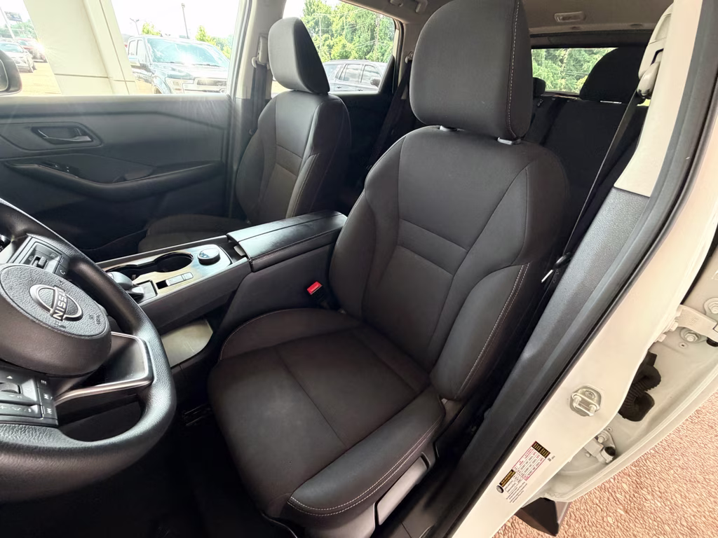2024 Glacier White Nissan Rogue S AWD SUV