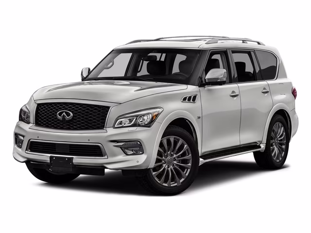 2017 White INFINITI QX80 Base RWD Crossover