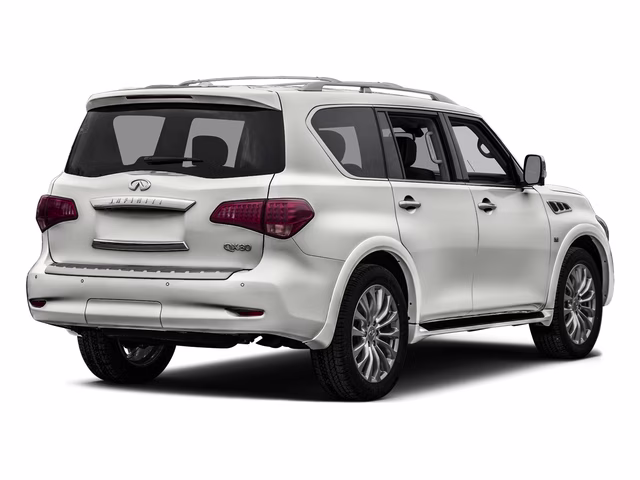 2017 White INFINITI QX80 Base RWD Crossover