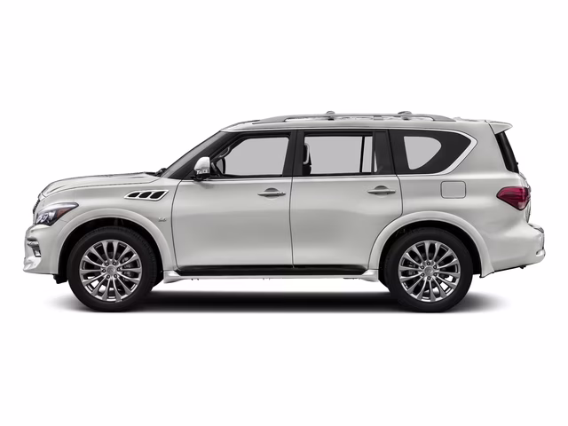 2017 White INFINITI QX80 Base RWD Crossover