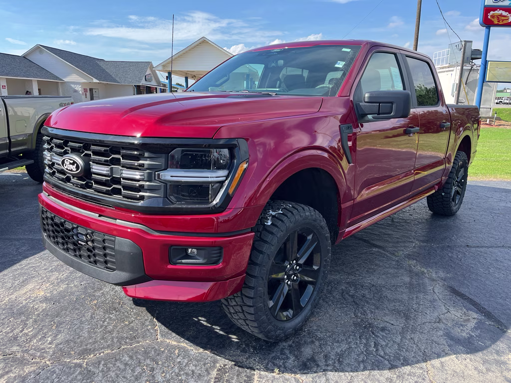2026 Ruby Red Metallic Tinted Clearcoat Ford F-150 STX Lobo 4X4 Truck