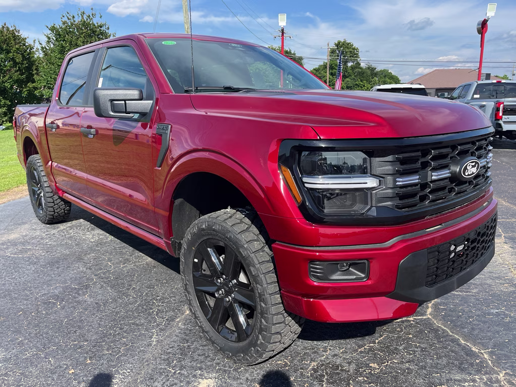 2026 Ruby Red Metallic Tinted Clearcoat Ford F-150 STX Lobo 4X4 Truck