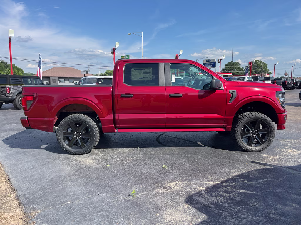 2026 Ruby Red Metallic Tinted Clearcoat Ford F-150 STX Lobo 4X4 Truck