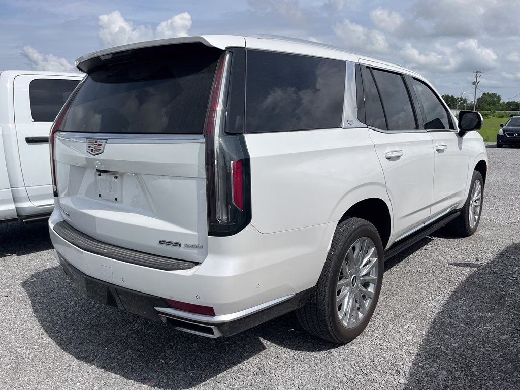 2024 Crystal White Tricoat Cadillac Escalade 4WD Premium Luxury 4X4 SUV