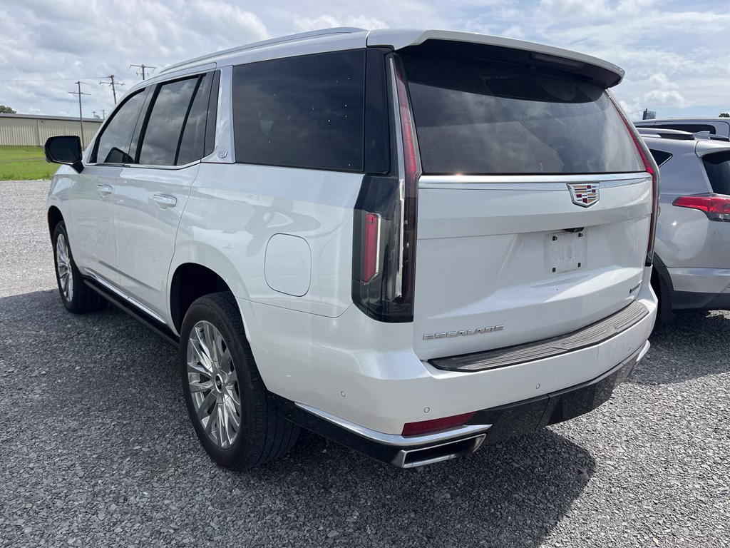 2024 Crystal White Tricoat Cadillac Escalade 4WD Premium Luxury 4X4 SUV