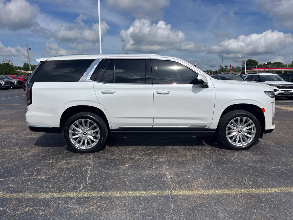 2024 Crystal White Tricoat Cadillac Escalade 4WD Premium Luxury 4X4 SUV