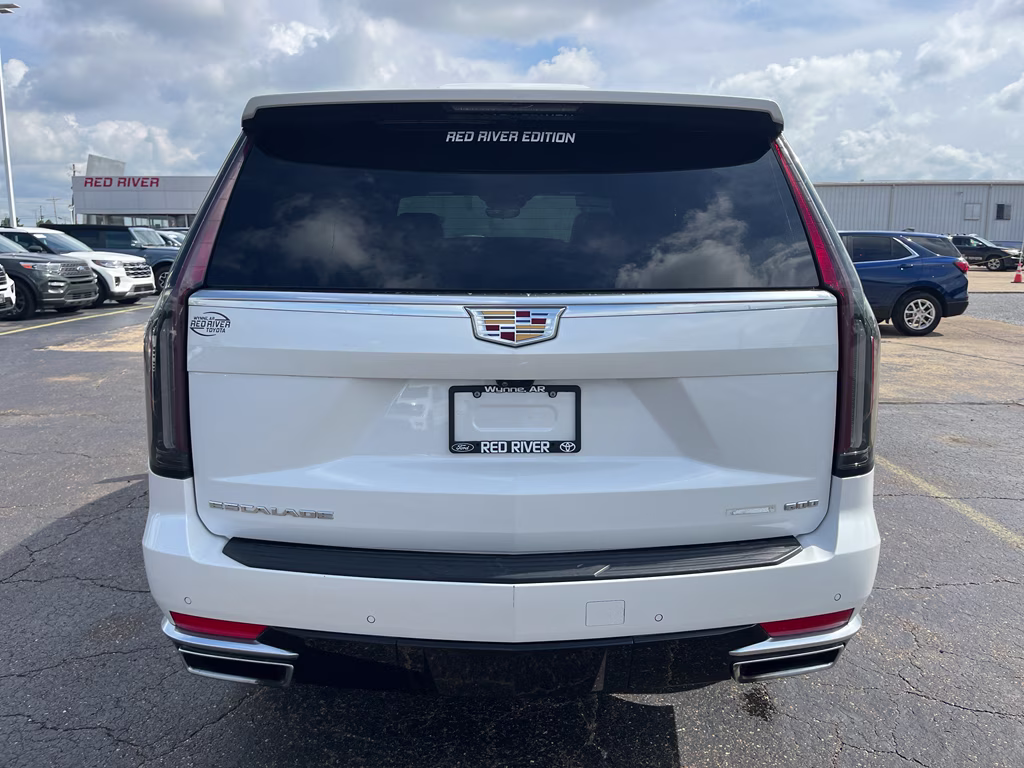 2024 Crystal White Tricoat Cadillac Escalade 4WD Premium Luxury 4X4 SUV