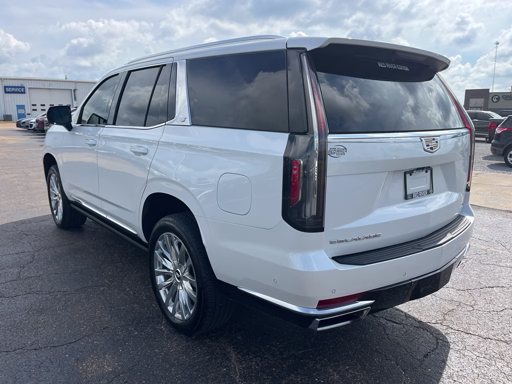 2024 Crystal White Tricoat Cadillac Escalade 4WD Premium Luxury 4X4 SUV