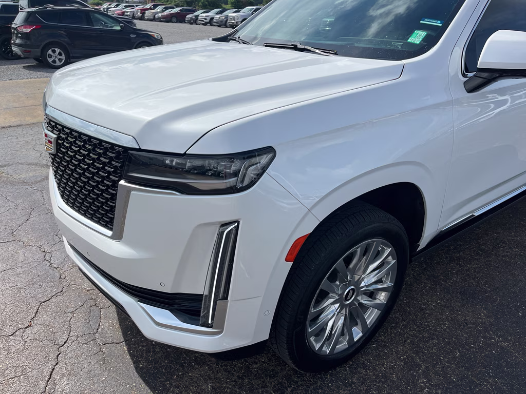 2024 Crystal White Tricoat Cadillac Escalade 4WD Premium Luxury 4X4 SUV