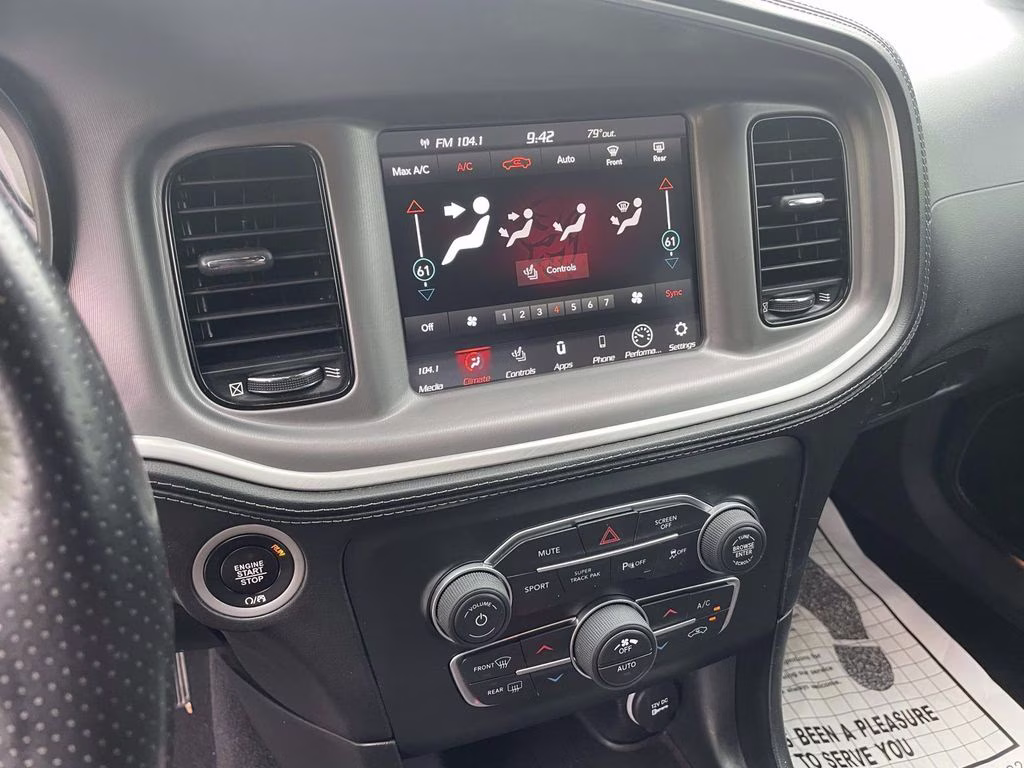 2022 Pitch Black Clearcoat Dodge Charger R/T RWD Sedan