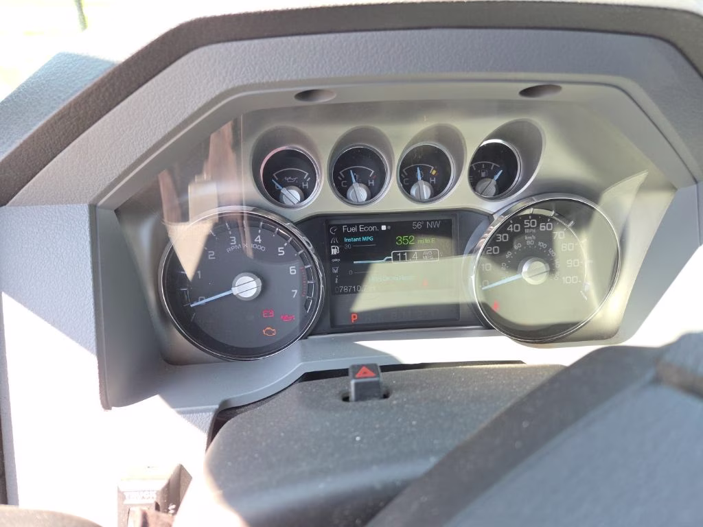 2014 Ingot Silver Ford Super Duty F-250 SRW XLT 4X4 Truck