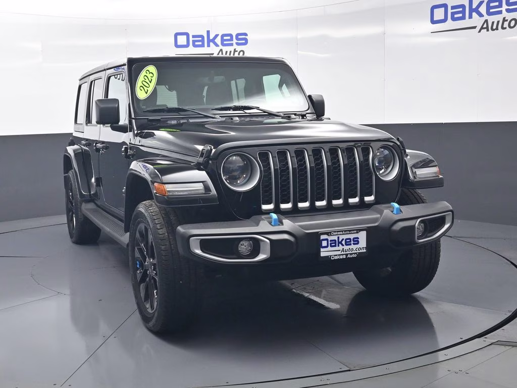 2023 Black Clearcoat Jeep Wrangler Sahara 4xe 4X4 SUV
