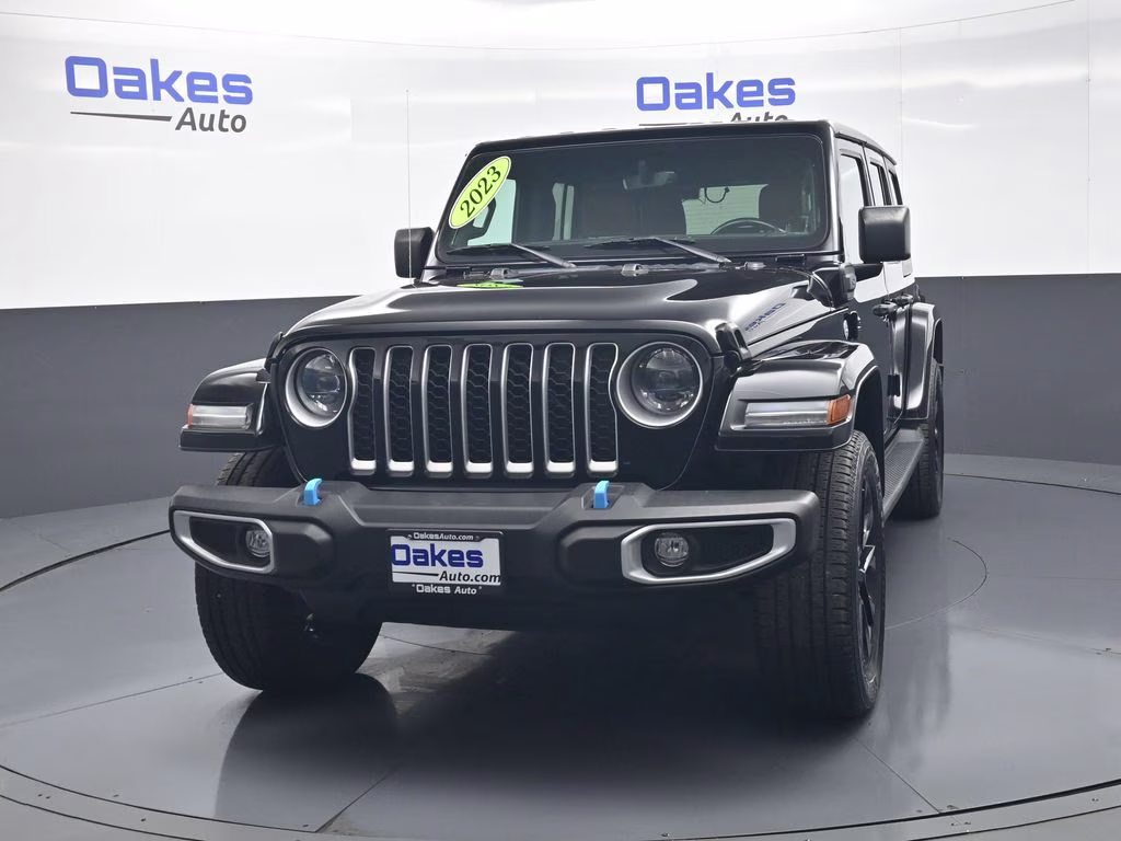 2023 Black Clearcoat Jeep Wrangler Sahara 4xe 4X4 SUV