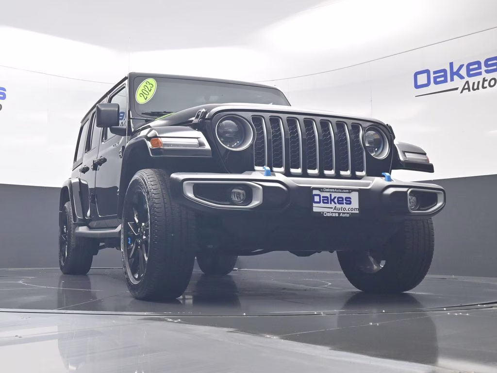 2023 Black Clearcoat Jeep Wrangler Sahara 4xe 4X4 SUV