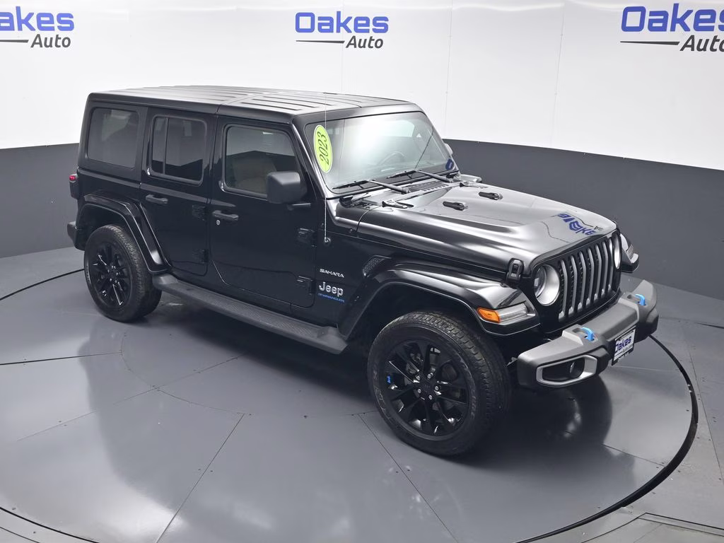 2023 Black Clearcoat Jeep Wrangler Sahara 4xe 4X4 SUV