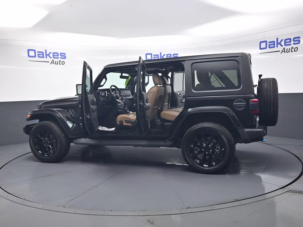 2023 Black Clearcoat Jeep Wrangler Sahara 4xe 4X4 SUV