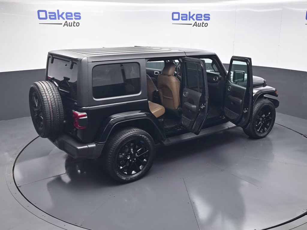 2023 Black Clearcoat Jeep Wrangler Sahara 4xe 4X4 SUV