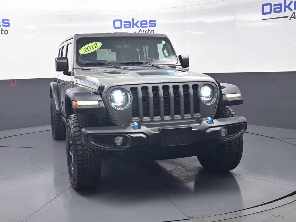2022 Sting-Gray Clearcoat Jeep Wrangler Unlimited Rubicon 4xe 4X4 SUV