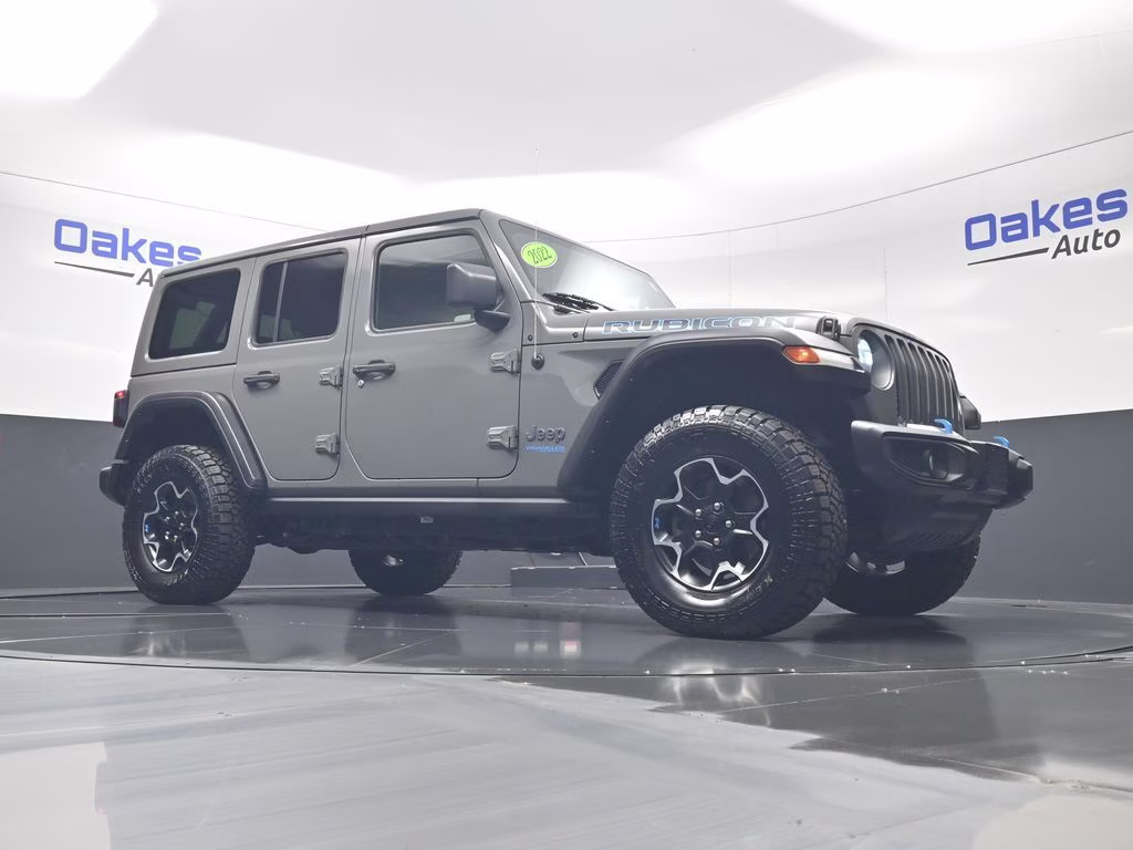 2022 Sting-Gray Clearcoat Jeep Wrangler Unlimited Rubicon 4xe 4X4 SUV