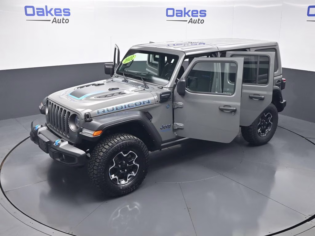 2022 Sting-Gray Clearcoat Jeep Wrangler Unlimited Rubicon 4xe 4X4 SUV