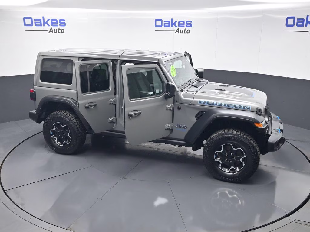 2022 Sting-Gray Clearcoat Jeep Wrangler Unlimited Rubicon 4xe 4X4 SUV