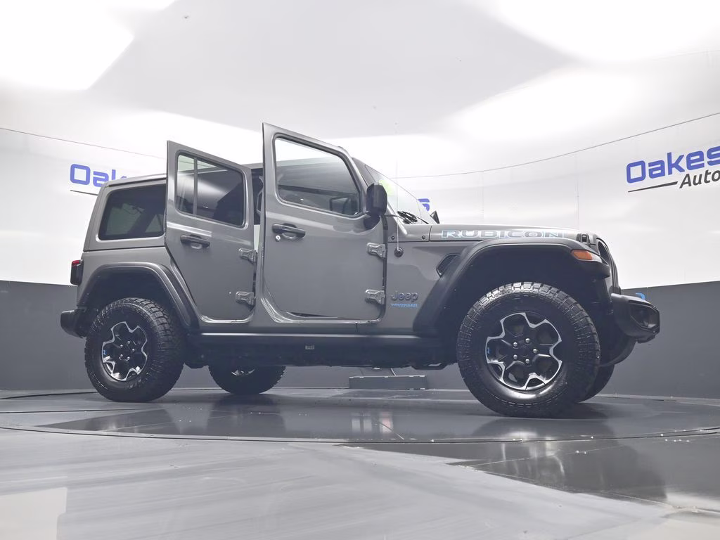 2022 Sting-Gray Clearcoat Jeep Wrangler Unlimited Rubicon 4xe 4X4 SUV