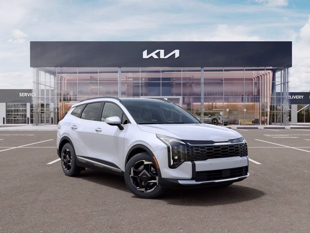 2026 Glacial White Pearl Kia Sportage EX FWD SUV
