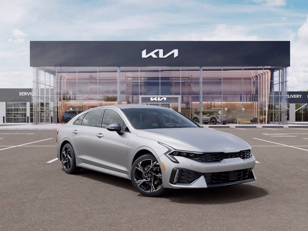 2026 Steel Matte Gray Kia K5 GT-Line AWD Sedan