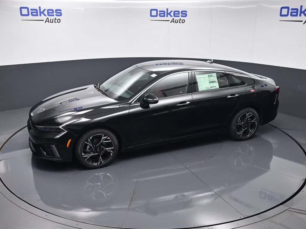 2026 Aurora Black Pearl Kia K5 GT-Line AWD Sedan