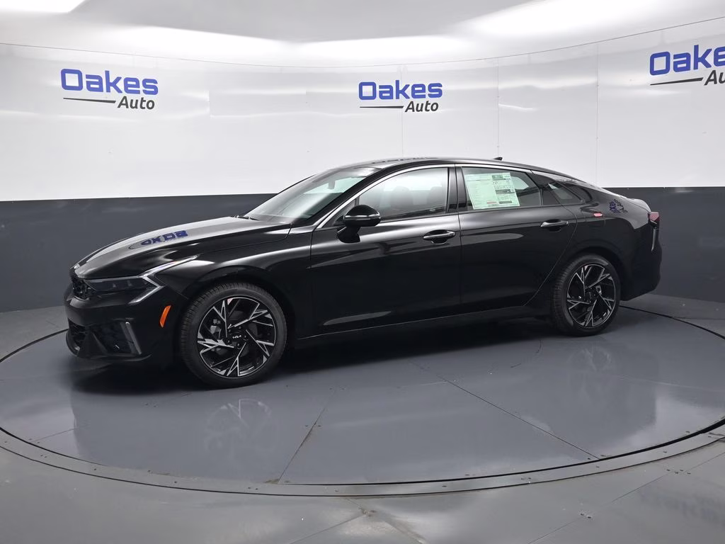 2026 Aurora Black Pearl Kia K5 GT-Line AWD Sedan