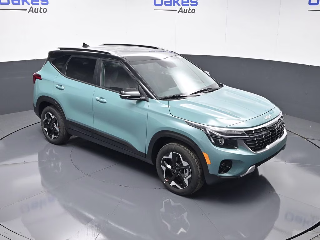 2026 Pluton Blue/Black Roof Kia Seltos S AWD SUV