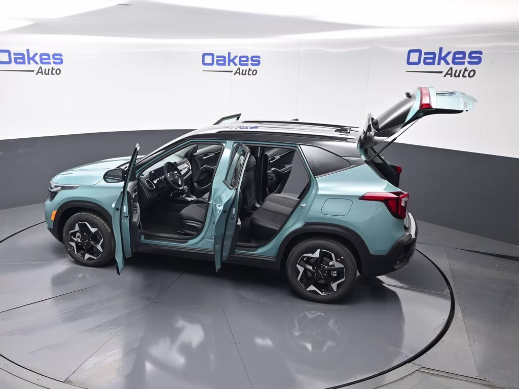 2026 Pluton Blue/Black Roof Kia Seltos S AWD SUV