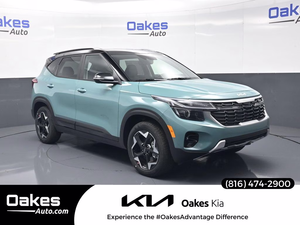 2026 Pluton Blue/Black Roof Kia Seltos S AWD SUV