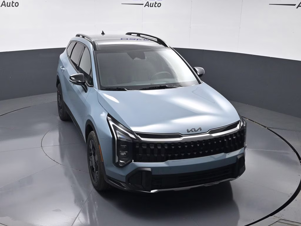 2026 Heritage Blue Kia Sportage Hybrid X-Line AWD SUV
