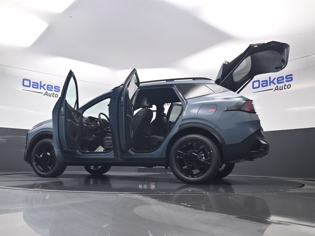 2026 Heritage Blue Kia Sportage Hybrid X-Line AWD SUV