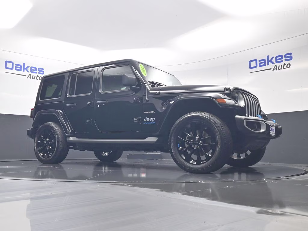 2023 Black Clearcoat Jeep Wrangler Sahara 4xe 4X4 SUV