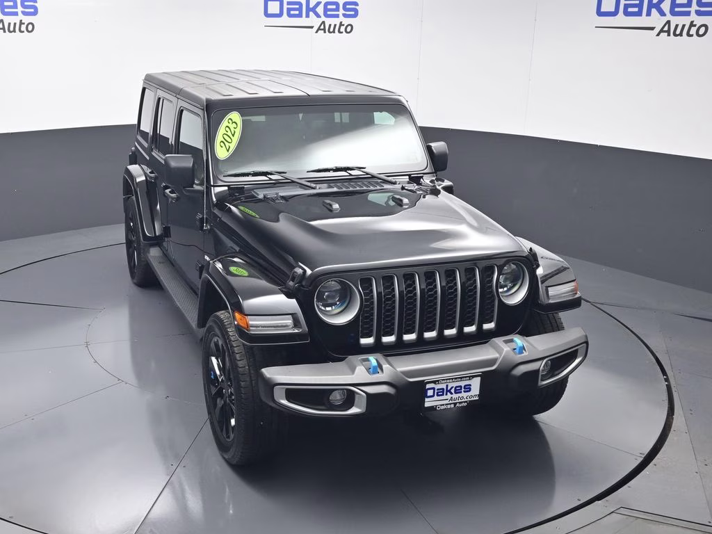 2023 Black Clearcoat Jeep Wrangler Sahara 4xe 4X4 SUV