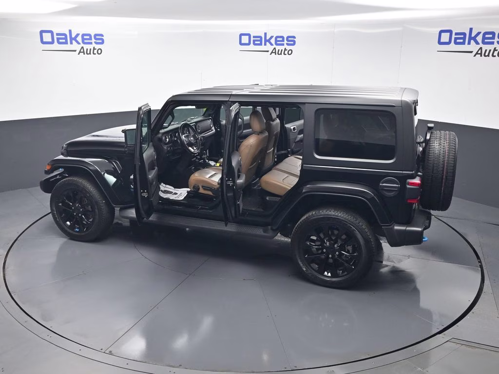 2023 Black Clearcoat Jeep Wrangler Sahara 4xe 4X4 SUV